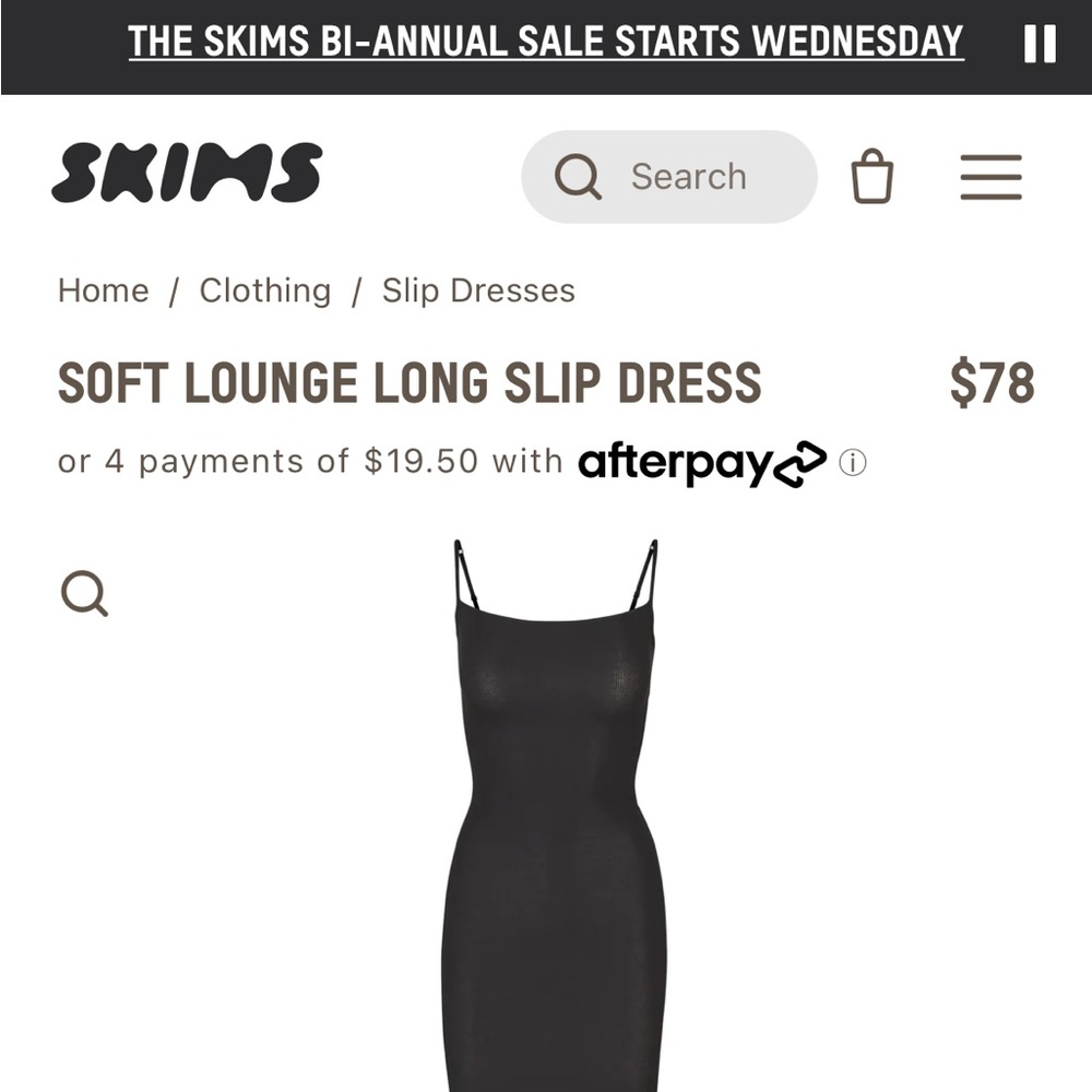 Skims black dress THE dress 😉